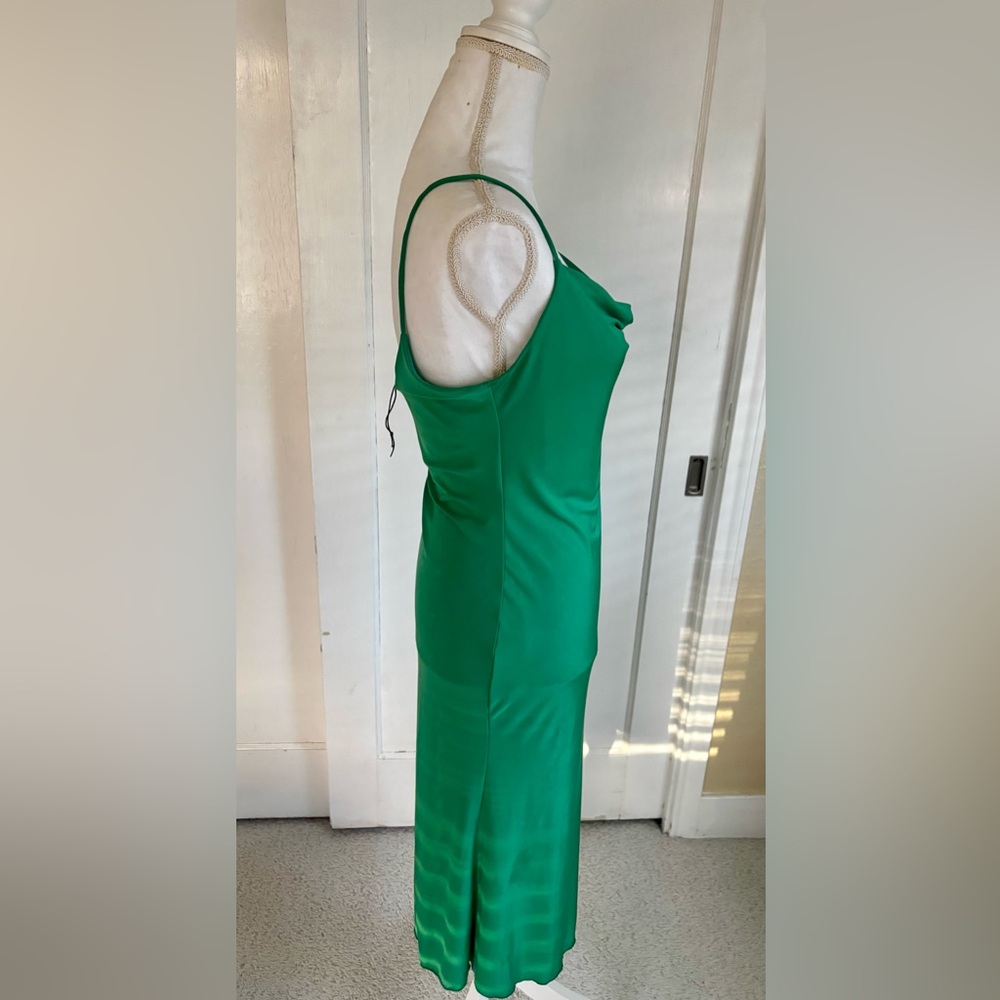 Sincerely Jules Emerald Green Cowl Neck Maxi Dress - Picture 2 of 5